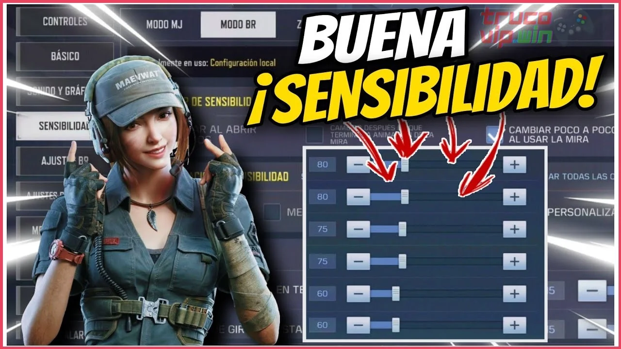 Ajustar la sensibilidad y controles personalizados en COD Mobile Battle Royale