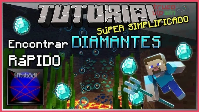 Combinar pico de hierro con encantamiento de Fortuna para más diamantes por veta