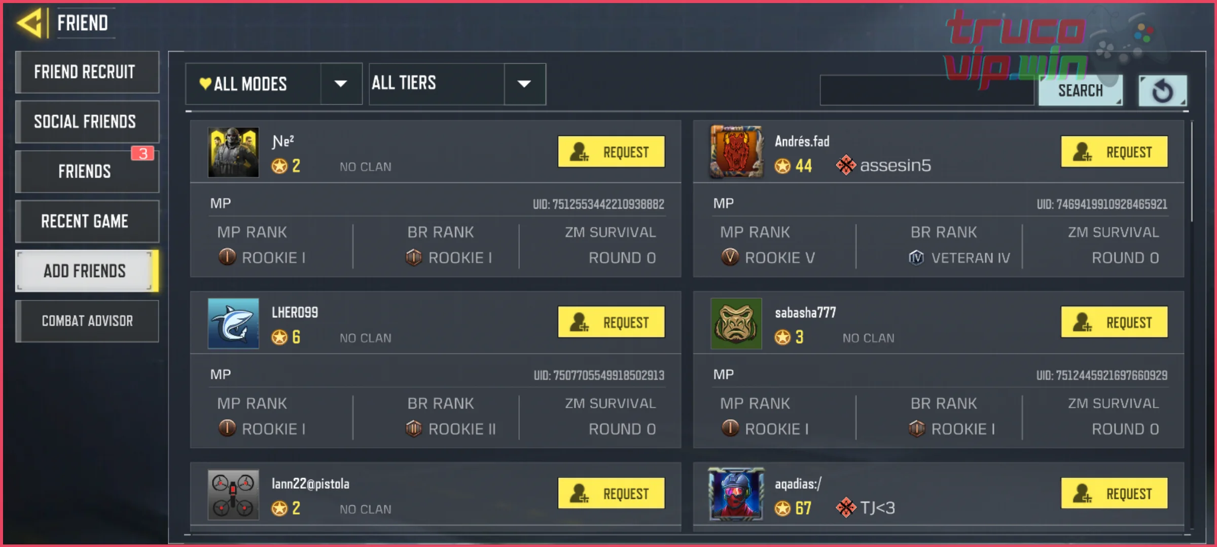 Cómo acceder al menú social y seleccionar amigos desde la pantalla principal