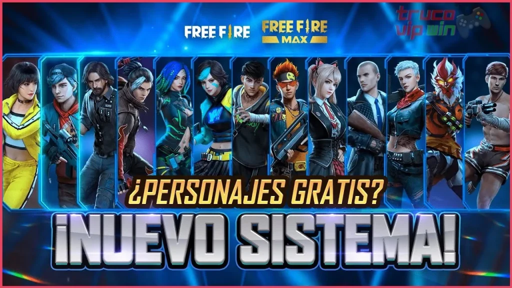 Cómo conseguir personajes gratis en Free Fire
