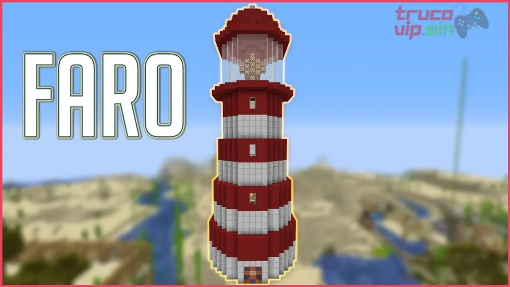 Cómo construir un faro en Minecraft paso a paso
