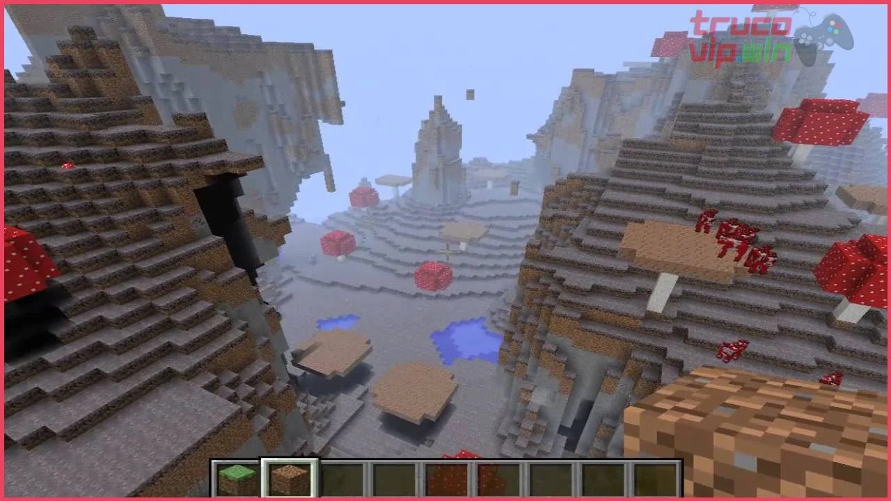 Cómo encontrar un bioma de hongos en Minecraft