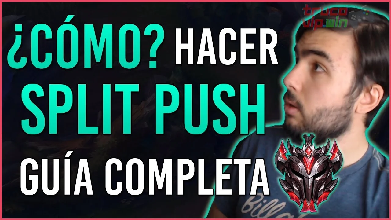 ¿Cómo evitar ser cazado mientras hago split push en la línea lateral?