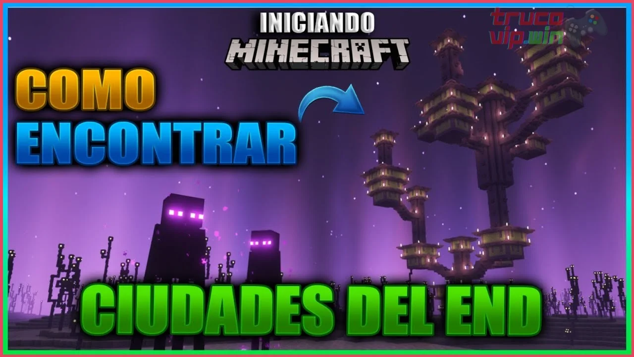 Cómo localizar la End City fácilmente usando perlas de Ender y mapas del End