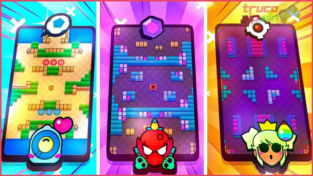Cómo usar el control de brawlers en cada mapa