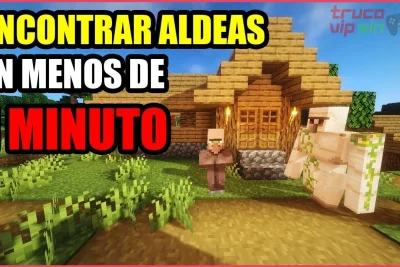 formas de encontrar aldeas en Minecraft rápido
