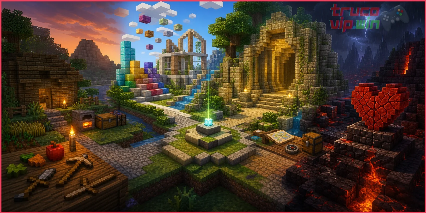 formas de encontrar aldeas en Minecraft rápido
