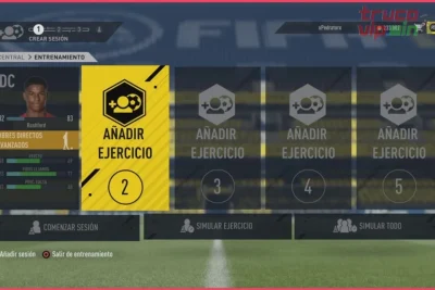 Guía de entrenamientos en modo carrera