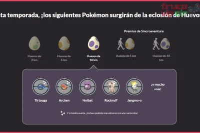 Guía de huevos de 10 km en Pokémon GO