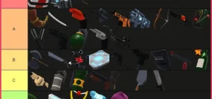Guía de tier list de armas en Roblox 2026