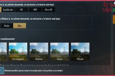 mejores ajustes gráficos para PUBG Mobile