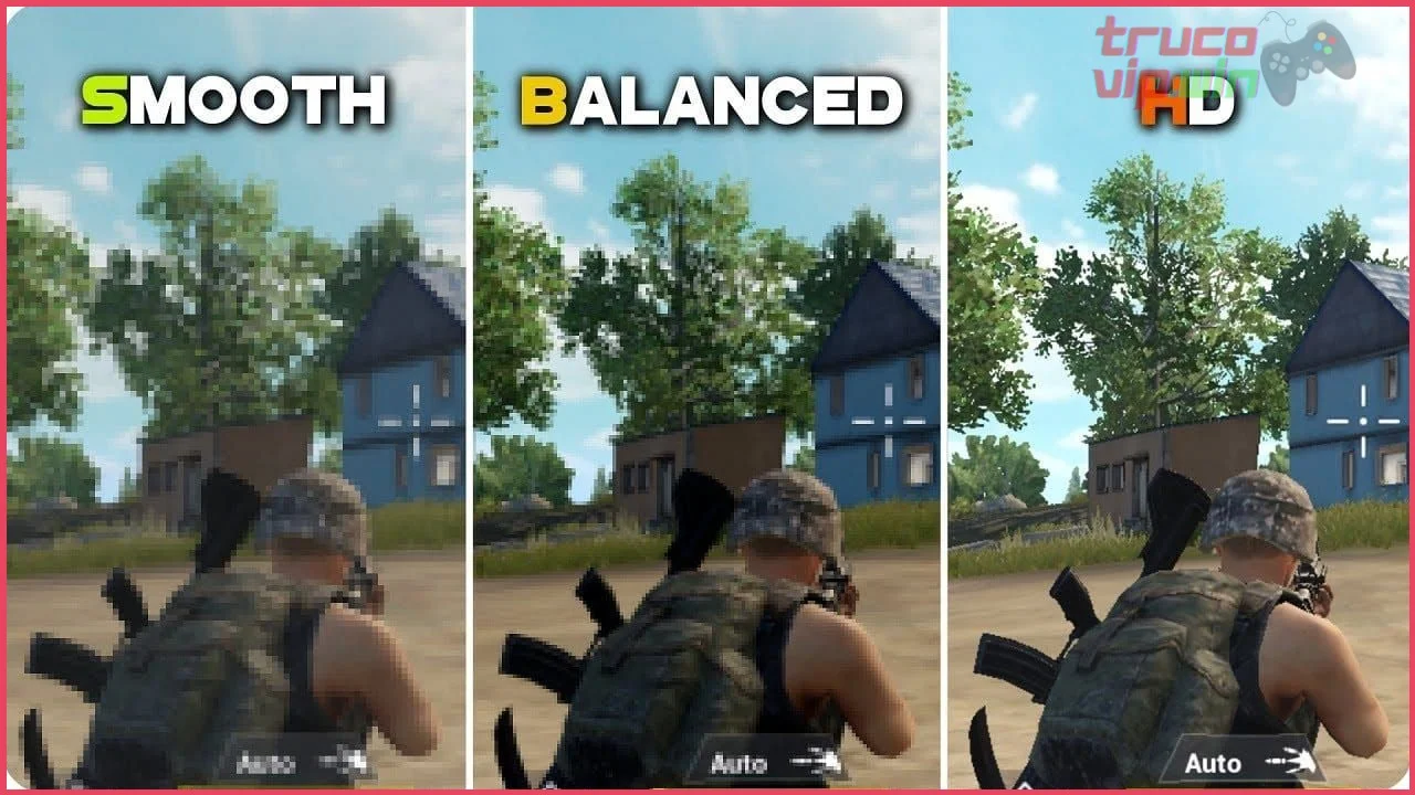 Paso 1 — Ajustar gráficos en Smooth y desactivar sombras