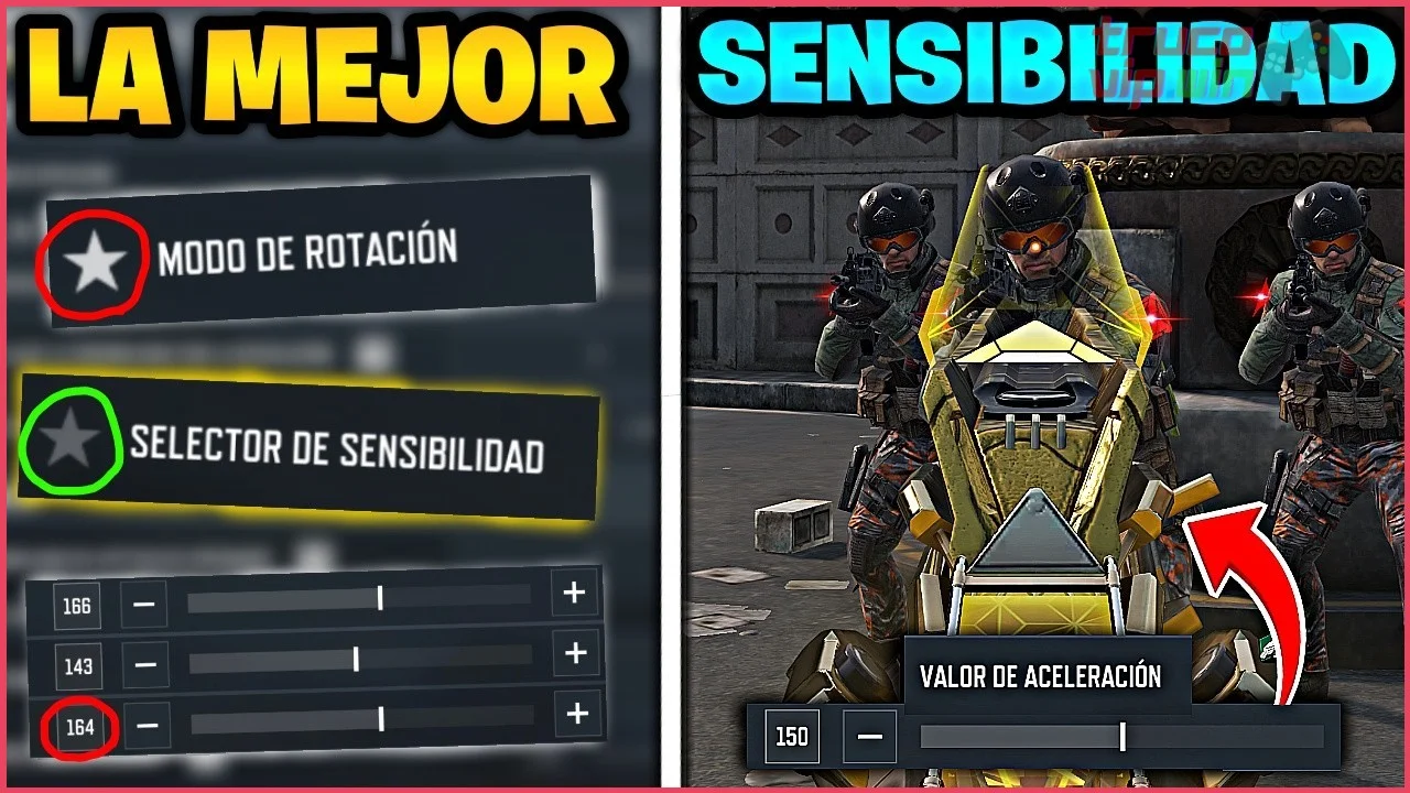 Paso 1 — Calibrar la sensibilidad por tipo de arma en COD Mobile