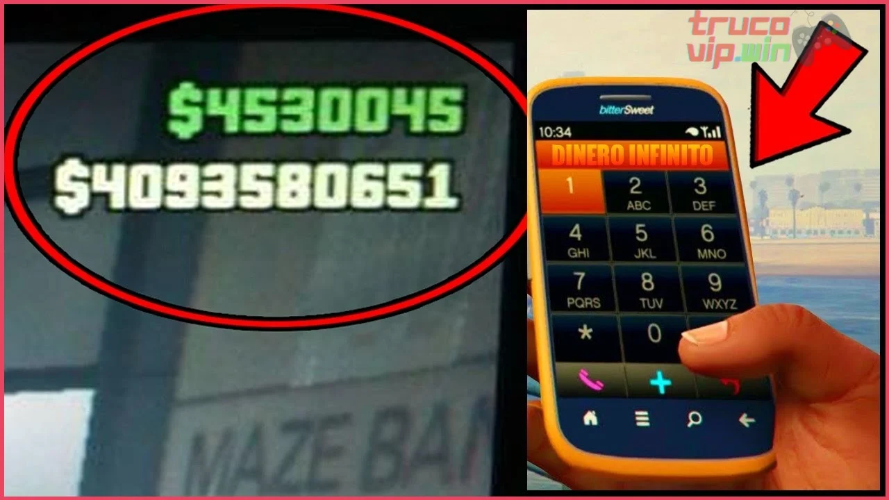 Paso 1 — Cómo ingresar el código de dinero infinito en GTA V desde el móvil