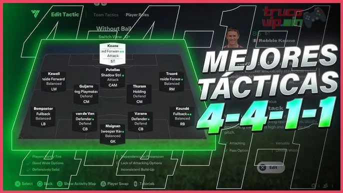 Paso 1 — Dominar las tácticas personalizadas para FUT Champions
