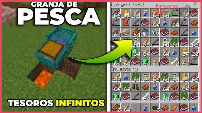 Pesca con caña encantada para obtener pescado crudo