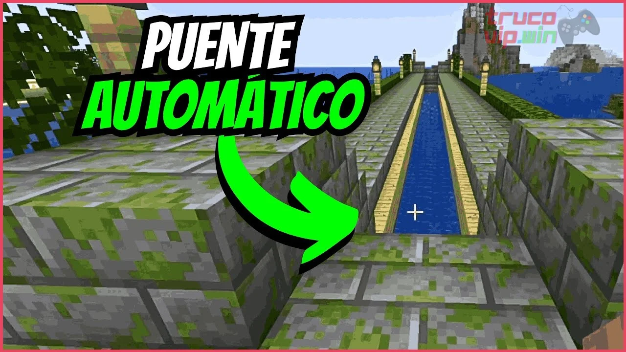 Requisitos para construir un puente automático en Minecraft con Redstone